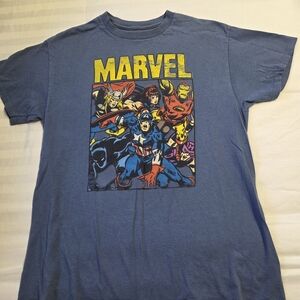 Marvel Heroes Blue T-Shirt